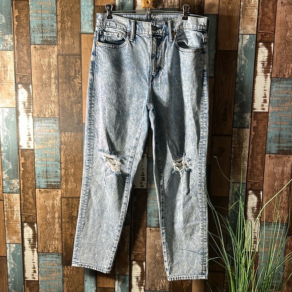 American Eagle flex 29x30 acid washed high waisted jeans - Picture 1 of 16